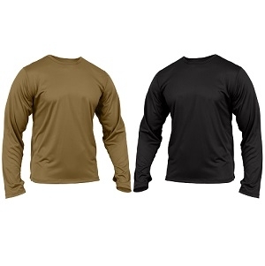 two silkweight thermal tops